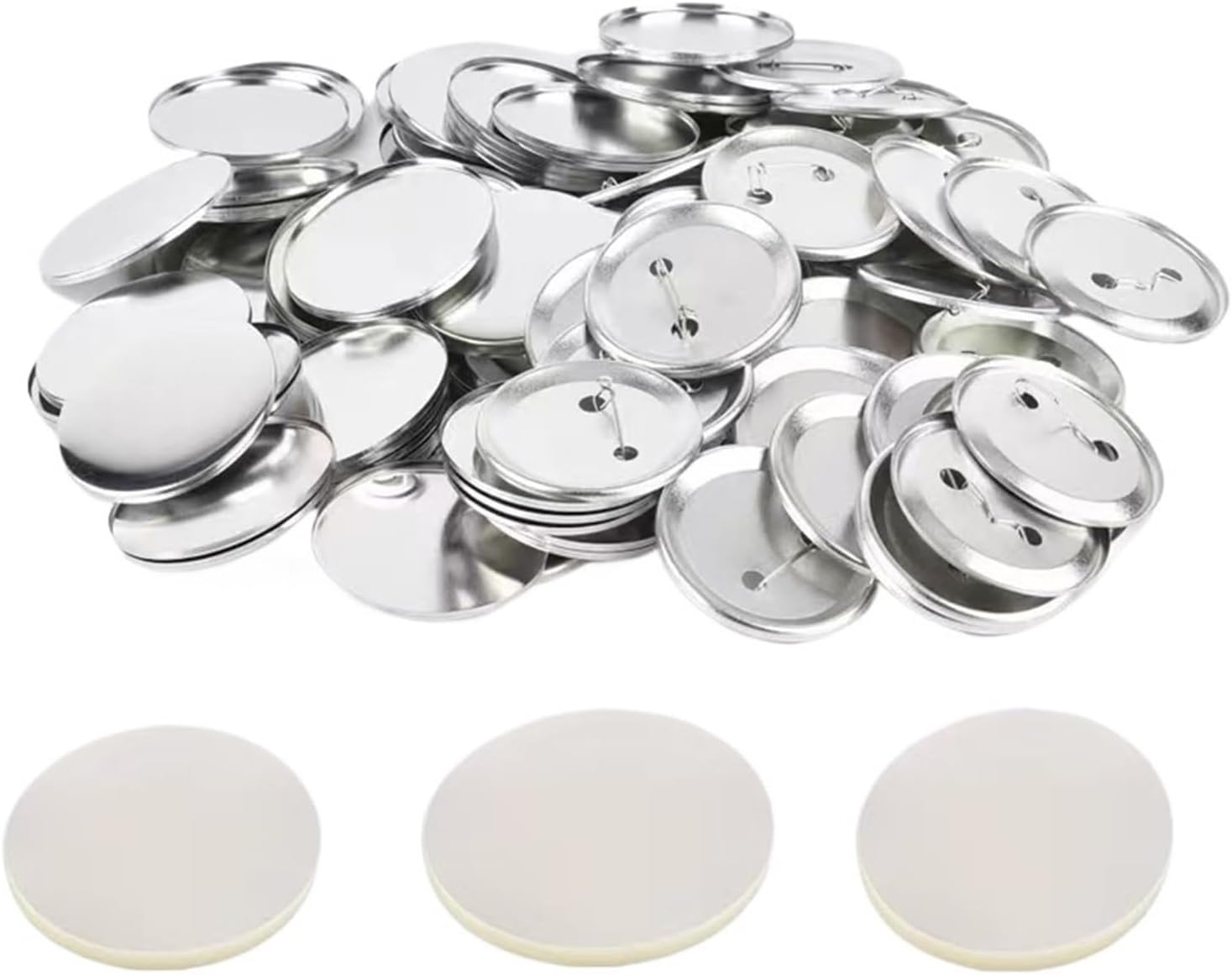 Button Badge Blank - Button Maker, Button Maker 500pcs Metal