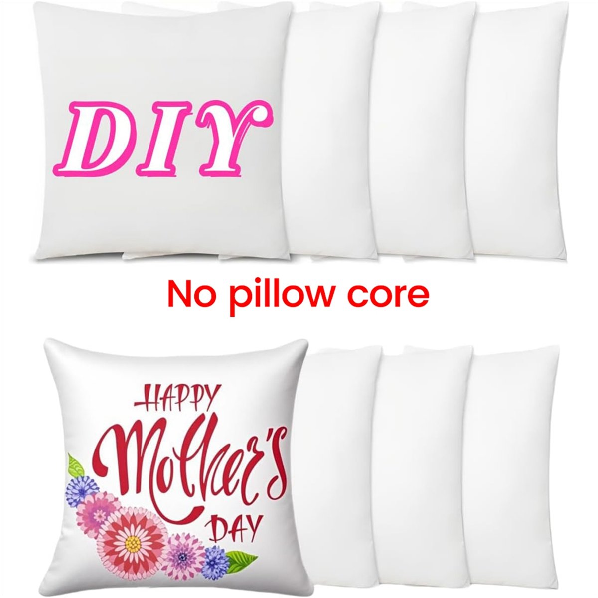 N14R Top 8pcs Sublimation Blan - огляд і ціна Pillow Cover Sublimation