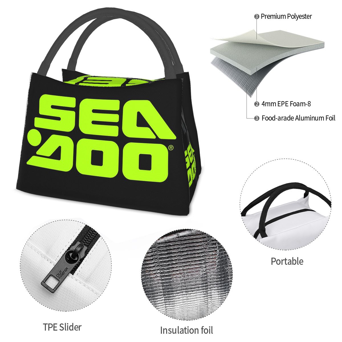 Sea Doo Team Rxt Brt Marine In - огляд і ціна Tote Bag Sublimation