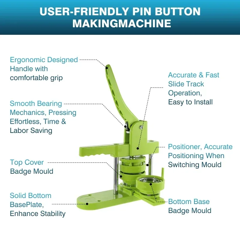 Badge Pin Button Maker Machine - огляд і ціна Button Badge Blank