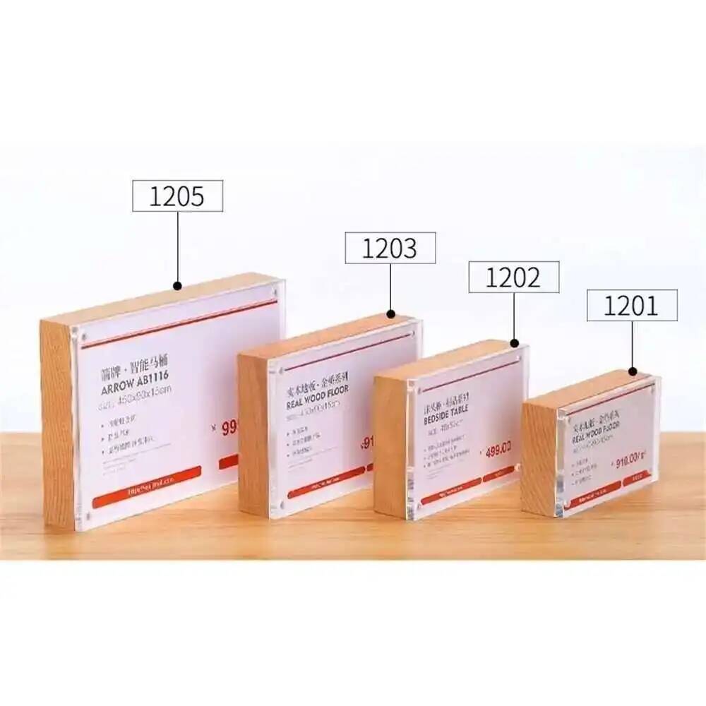 Desk Price Card Display Magnet - огляд і ціна Photo Acrylic Block