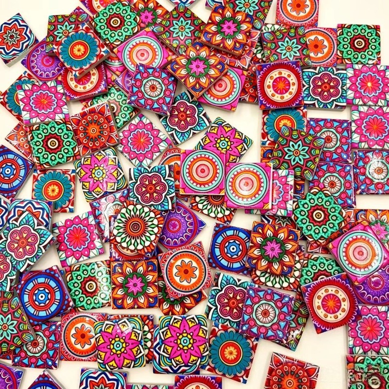Mandala Print Ceramic Mosaic 1 - огляд і ціна Ceramic Tile Blank