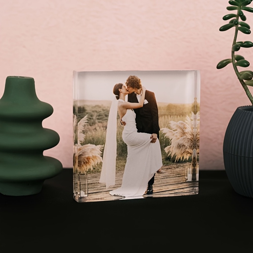 Custom Acrylic Anniversary Pho - огляд і ціна Photo Acrylic Block