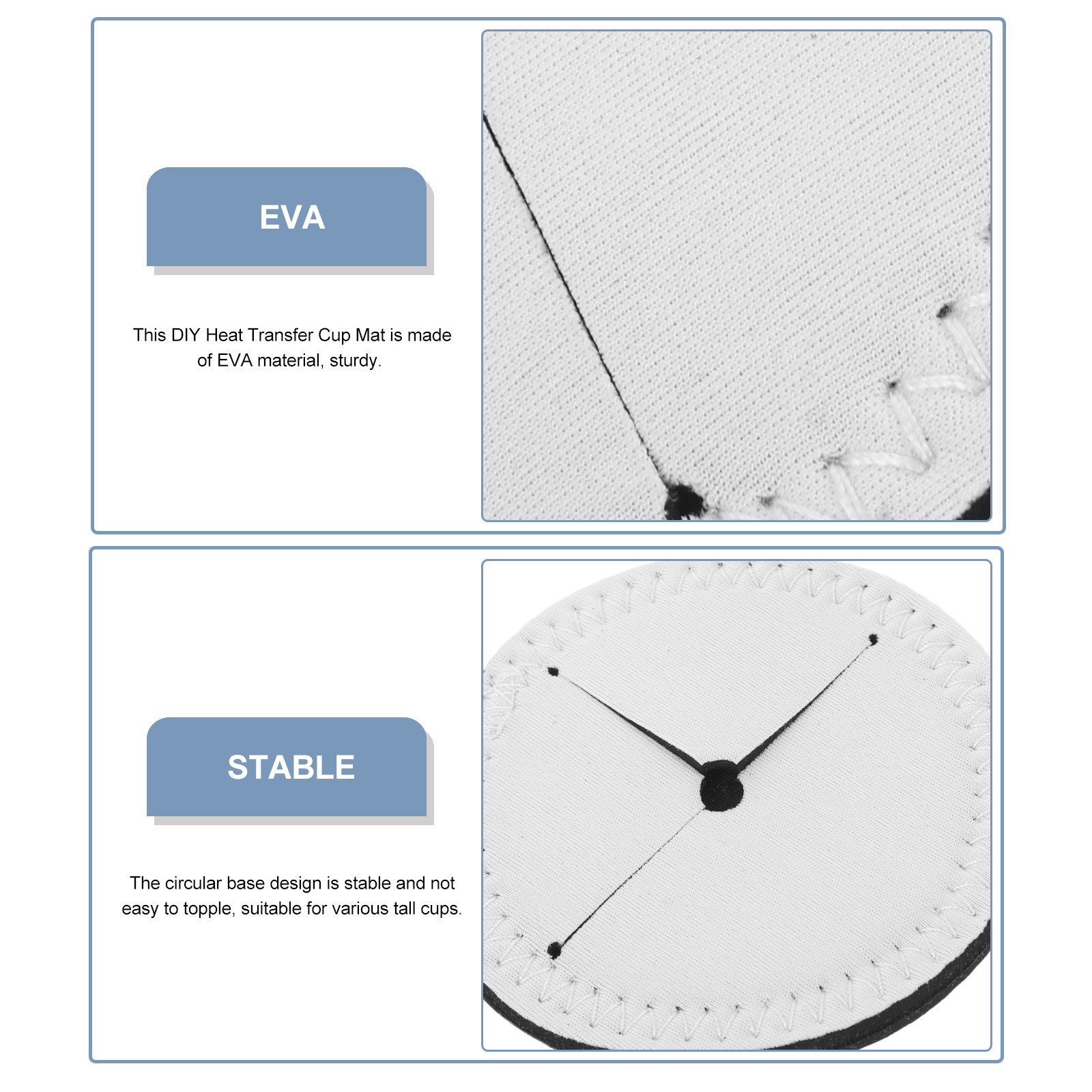 4Pcs Sublimation Cup Coasters  - огляд і ціна Coaster Sublimation Blank