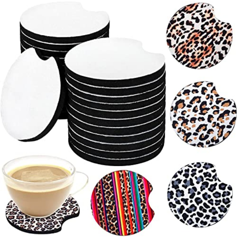 40PCS Sublimation Blank Car Co - огляд і ціна Coaster Sublimation Blank