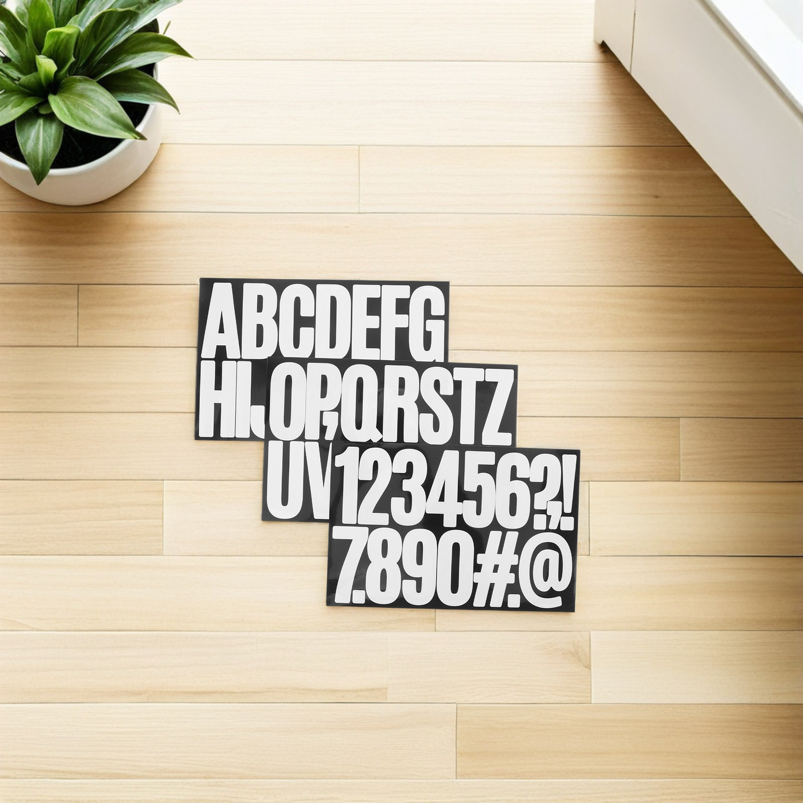 15 Sheets Large White Self Adh - огляд і ціна Yard Sign Blank
