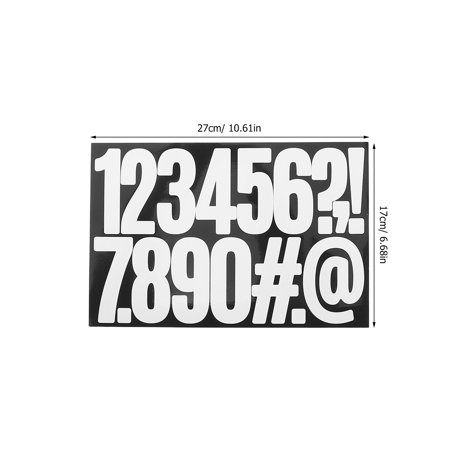 15 Sheets Large White Self Adh - огляд і ціна Yard Sign Blank