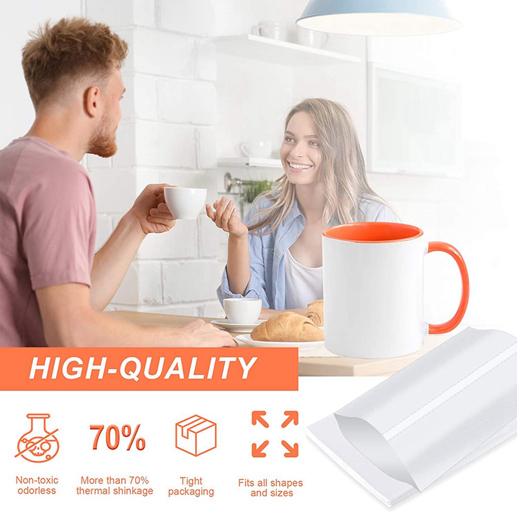 Premium-8X12 Inch Sublimation  - огляд і ціна Sublimation Mug White