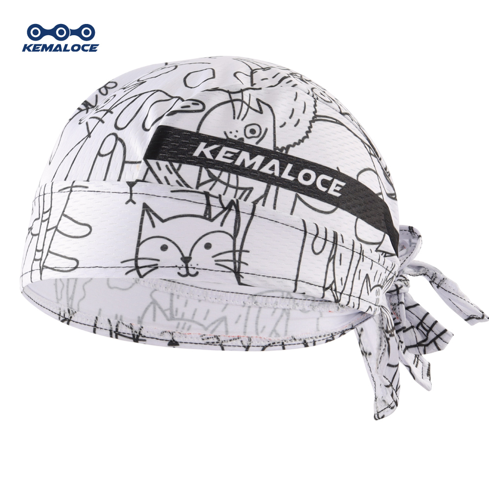 KAMALOCE UV Protection Cycling - огляд і ціна Bandana Blank White