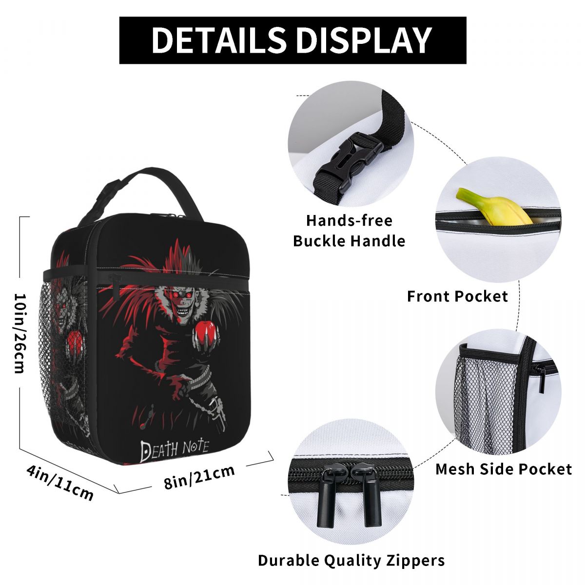 Anime Death Note L-Lawliet Ins - огляд і ціна Tote Bag Sublimation