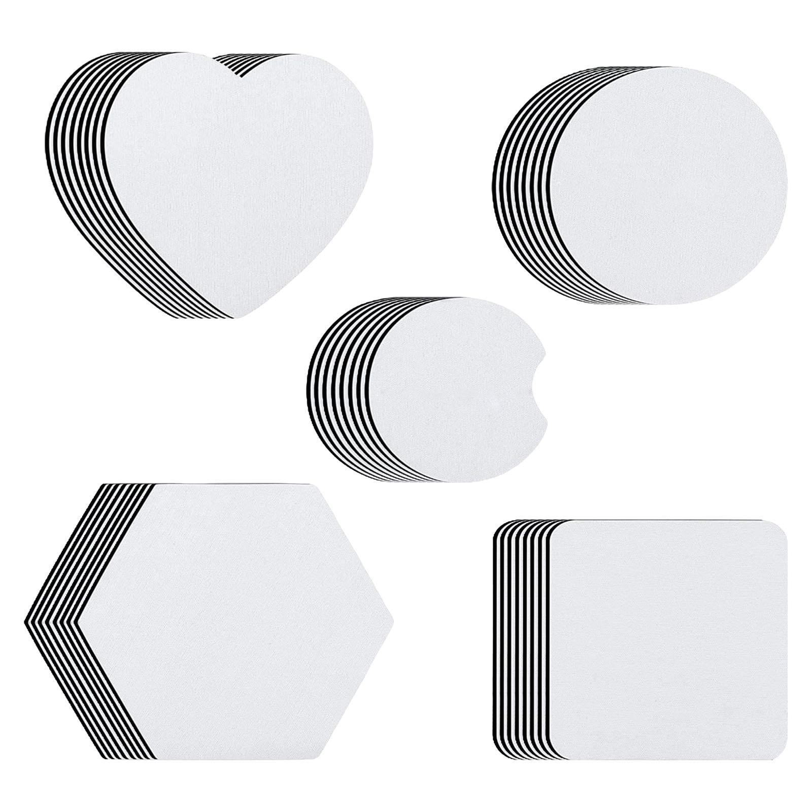 40Pcs Sublimation Cup Coasters - огляд і ціна Coaster Sublimation Blank