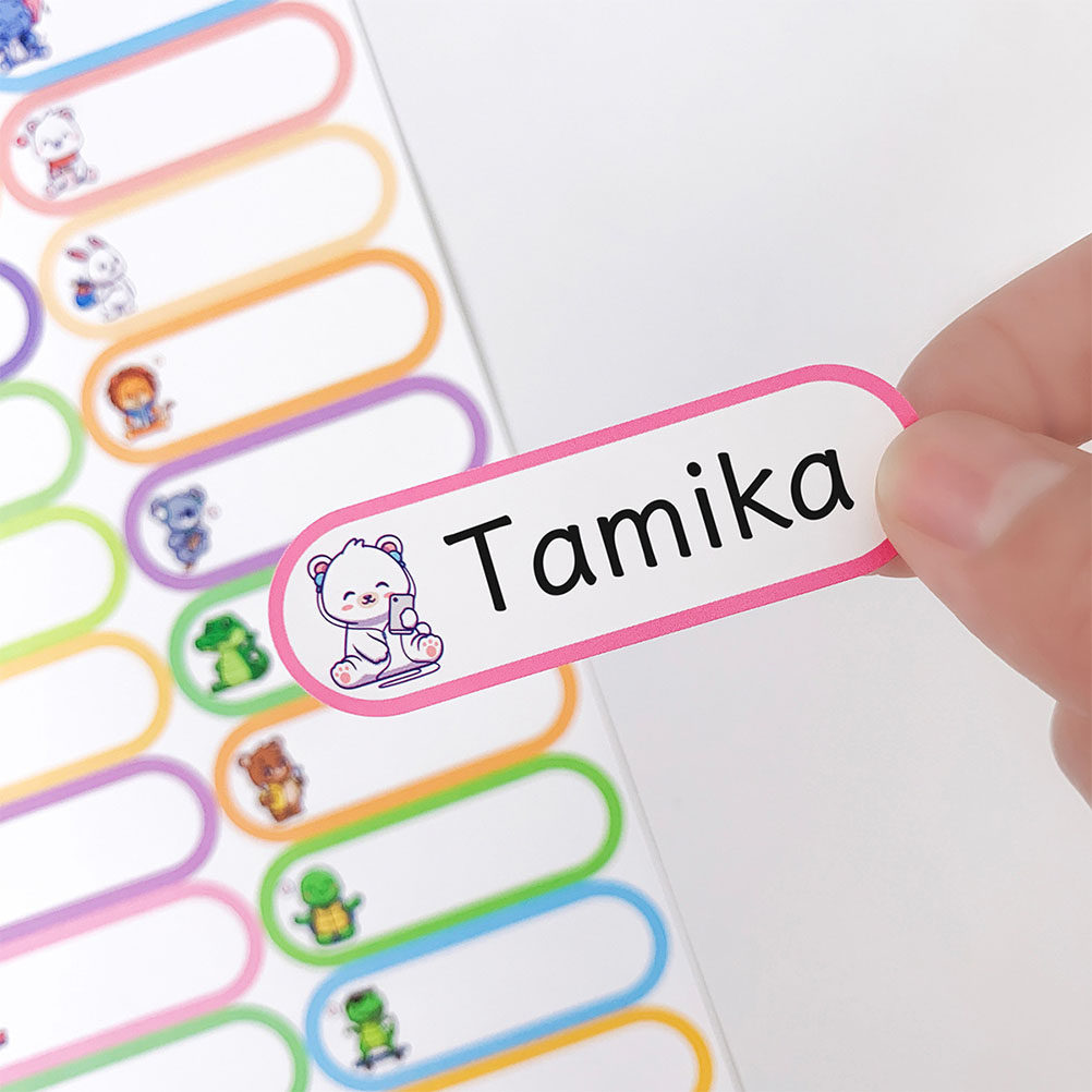10 Sheets Writable Name Tag St - огляд і ціна Water Bottle Blank
