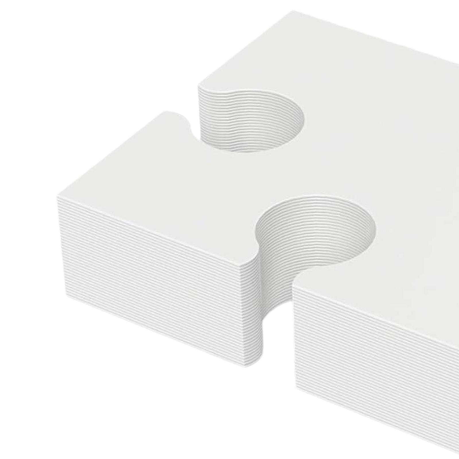 30Pcs Blank Puzzle Pieces Draw - огляд і ціна Puzzle Blank White