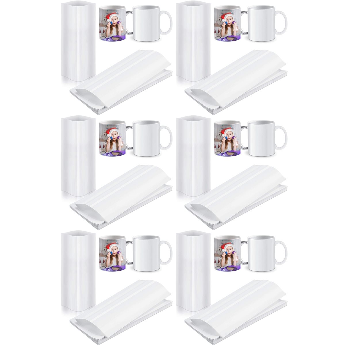 BAAE 420Pcs Sublimation Shrink - огляд і ціна Sublimation Mug White