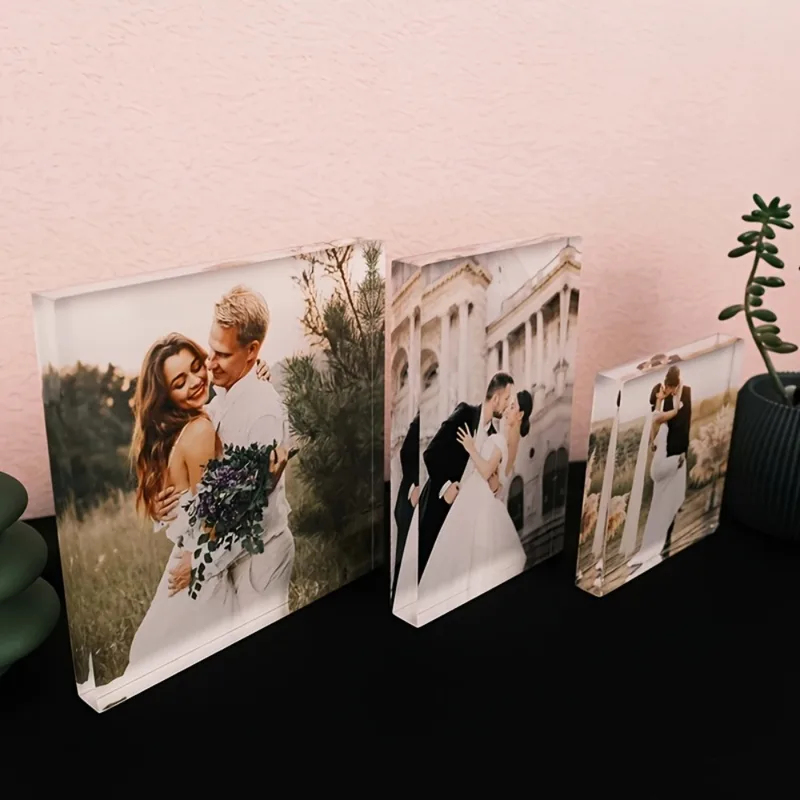 Custom Acrylic Anniversary Pho - огляд і ціна Photo Acrylic Block