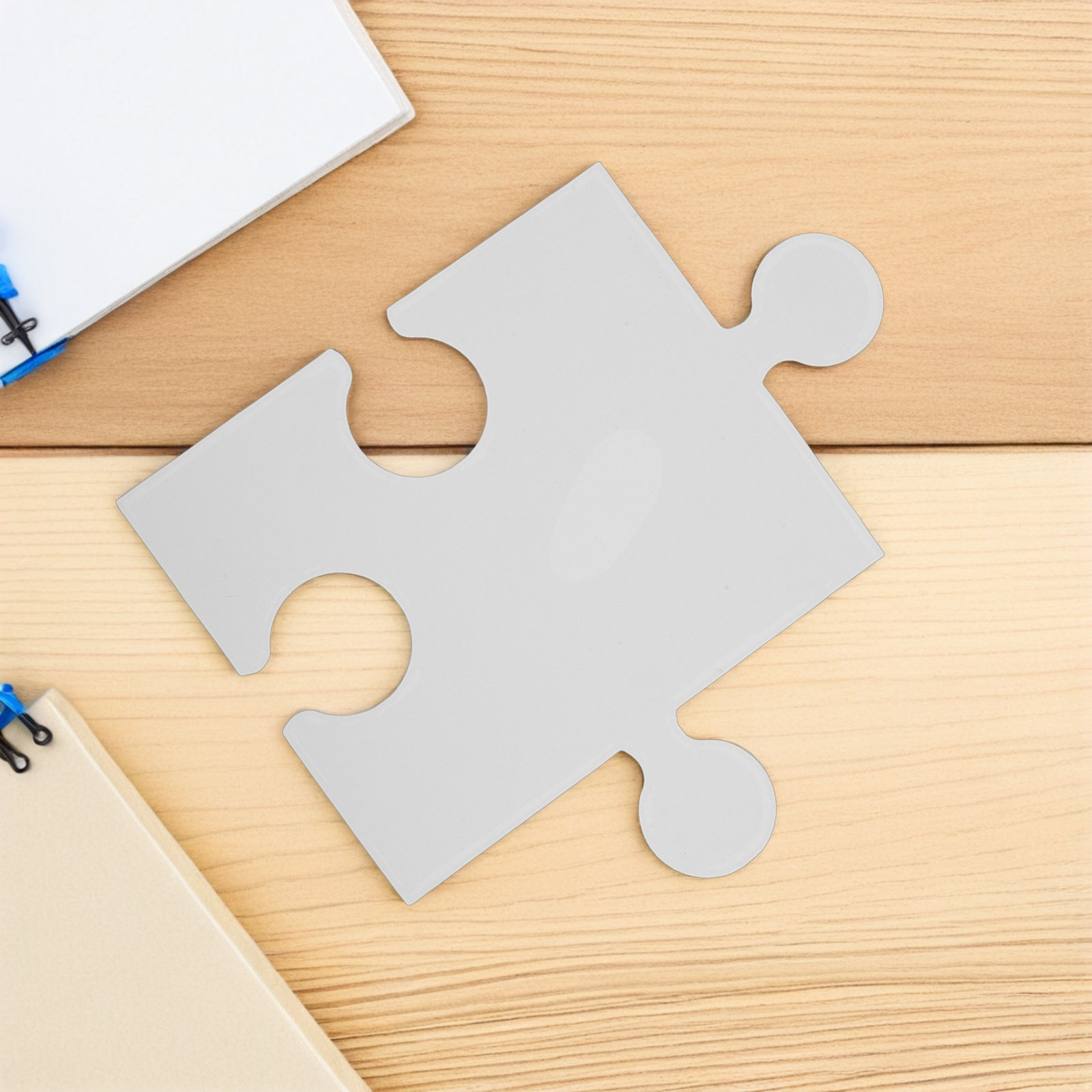 60Pcs Large White Blank Puzzle - огляд і ціна Puzzle Blank White